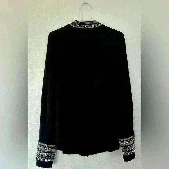 Chicos Embellished Heidi Cardigan Black - Large (2) Military chic - Picture 6 of 6